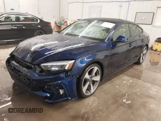 2021 Audi A5 Sportback S line Premium Plus with VIN WAUFACF59MA062909, listed as a IAAI auction lot 41601677 with 11,475 mi miles. Bid and sale history available at carsss.com. Image 2.