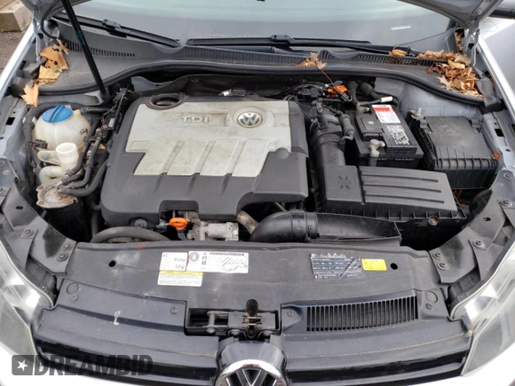 2011 Volkswagen Golf TDI with VIN WVWDM7AJ8BW231427, listed as a Copart auction lot 59007835 with 114,495 mi miles and Clean title. Bid and sale history available at DreamBid. Image 11.