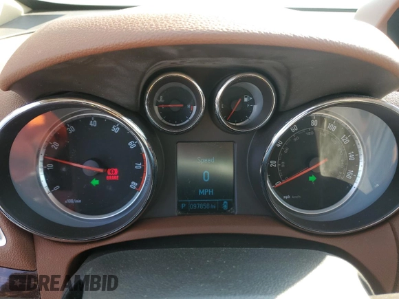 2016 Buick Encore Leather with VIN KL4CJGSB1GB714553, listed as a Copart auction lot 51039915 with 97,858 mi miles and Salvage Title. Bid and sale history available at carsss.com. Image 9.