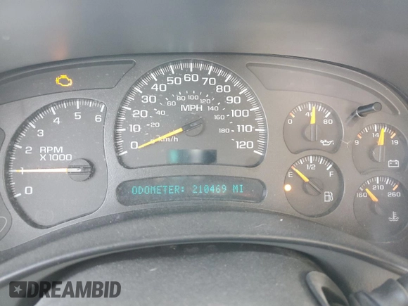2005 GMC Sierra 1500HD SLT z VIN 1GTGK13U45F891332, wystawiony jako Copart lot #84940244 z przebiegiem 210 469 mil mil oraz Szkody całkowita. Historia ofert i sprzedaży dostępna na DreamBid. Obrazek 9.