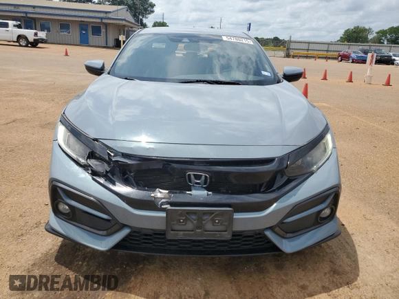 2021 Honda Civic Sport with VIN SHHFK7H42MU211162, listed as a Copart auction lot 54780215 with 84,938 mi miles and Salvage Title. Bid and sale history available at DreamBid. Image 5.