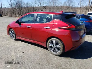 2021 Nissan LEAF SV with VIN 1N4AZ1CV6MC556928, listed as a Copart auction lot 50167985 with 39,076 mi miles and Salvage title. Bid and sale history available at DreamBid. Image 2.