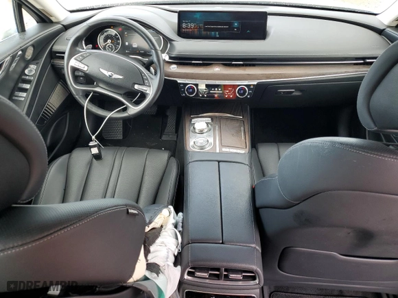 2023 Genesis G80 2.5T with VIN KMTGB4SC7PU152983, listed as a Copart auction lot 68961214 with 15,894 mi miles and Salvage Title. Bid and sale history available at carsss.com. Image 8.