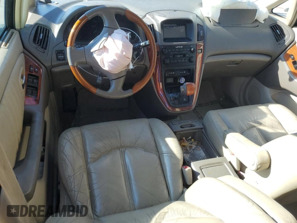 2003 Lexus RX 300 with VIN JTJHF10U330305732, listed as a Copart auction lot 81734174 with 156,504 mi miles and Salvage Title. Bid and sale history available at carsss.com. Image 8.