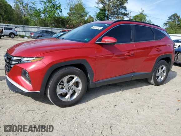 2022 Hyundai Tucson SEL with VIN 5NMJB3AE0NH085519, listed as a Copart auction lot 54003545 with 66,200 mi miles and Salvage Title. Bid and sale history available at DreamBid. Image 1.