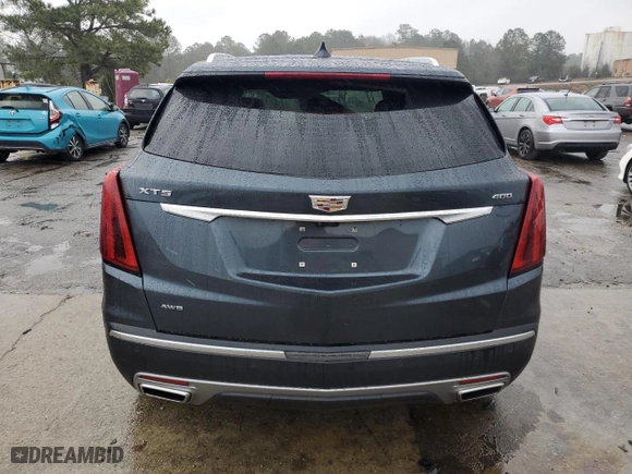 2021 Cadillac XT5 AWD Premium Luxury with VIN 1GYKNDRS4MZ170492, listed as a Copart auction lot 46247055 with 29,557 mi miles and Salvage Title. Bid and sale history available at carsss.com. Image 6.