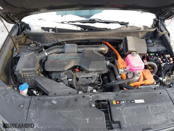 2022 Hyundai Tucson Hybrid SEL Convenience with VIN KM8JFCA16NU076152, listed as a IAAI auction lot 41638833 with 22,380 mi miles. Bid and sale history available at carsss.com. Image 10.