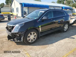 2012 Cadillac SRX Luxury Collection with VIN 3GYFNDE35CS659804, listed as a Copart auction lot 43002985 with 124,362 mi miles and Salvage Title. Bid and sale history available at carsss.com. Image 1.