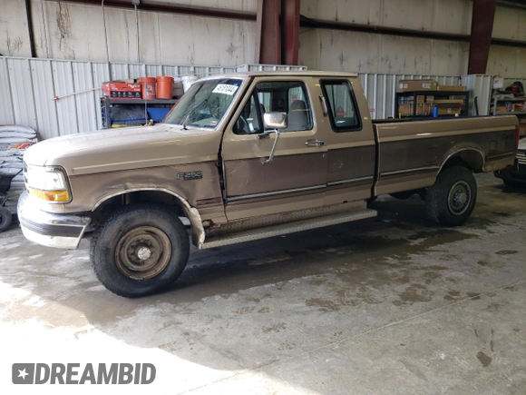 1992 Ford F-250 with VIN 1FTHX26MXNKA05058, listed as a Copart auction lot 46181044 with 200,145 mi miles and Salvage title. Bid and sale history available at DreamBid. Image 1.