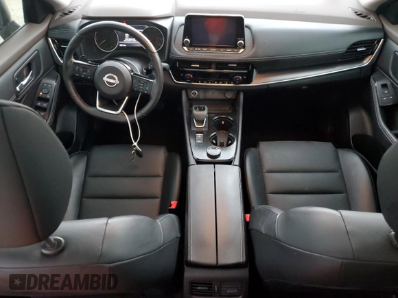 2022 Nissan Rogue SV with VIN JN8BT3BB4NW335769, listed as a Copart auction lot 73807614 with 3,997 mi miles and Salvage Title. Bid and sale history available at DreamBid. Image 8.