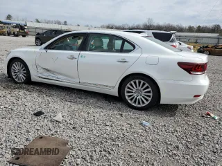 2014 Lexus LS 460 L with VIN JTHDL5EF4E5006895, listed as a Copart auction lot 41365124 with 116,785 mi miles and Salvage title. Bid and sale history available at DreamBid. Image 2.