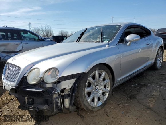 2005 Bentley Continental GT GT z VIN SCBCR63W25C026291, wystawiony jako Copart lot #50234235 z przebiegiem Nie podano mil oraz Szkoda całkowita • Salvage title. Historia ofert i sprzedaży dostępna na DreamBid. Obrazek 1.