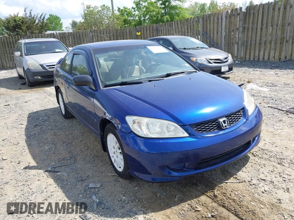 2005 Honda Civic LX with VIN 1HGEM22575L064574, listed as a IAAI auction lot 42112328 with 221,004 mi miles and . Bid and sale history available at DreamBid. Image 1.