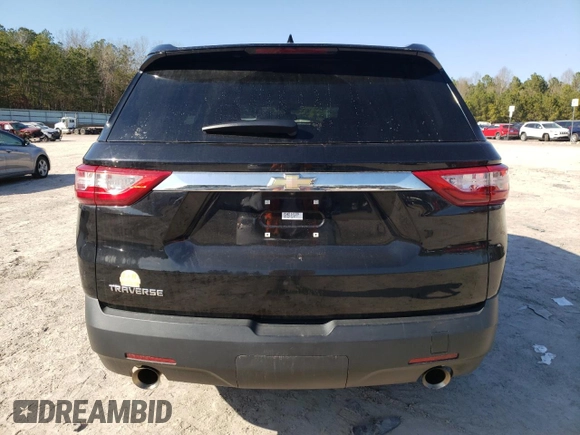 2019 Chevrolet Traverse LS with VIN 1GNERFKW5KJ317552, listed as a Copart auction lot 46930225 with 134,081 mi miles and Salvage Title. Bid and sale history available at carsss.com. Image 6.