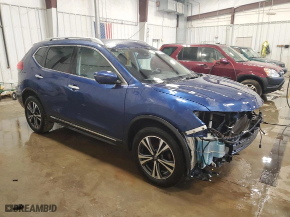 2018 Nissan Rogue SV with VIN 5N1AT2MV0JC742200, listed as a Copart auction lot 52432425 with 183,358 mi miles and Non Repairable. Bid and sale history available at carsss.com. Image 4.
