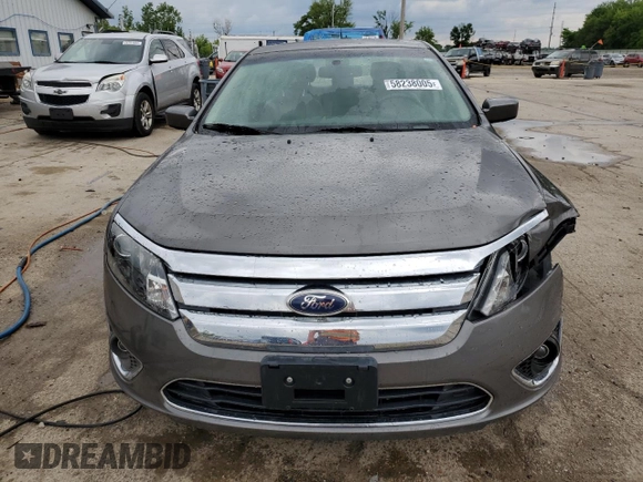 2012 Ford Fusion SEL with VIN 3FAHP0JG1CR156634, listed as a Copart auction lot 58238005 with 96,333 mi miles and Salvage title. Bid and sale history available at DreamBid. Image 5.