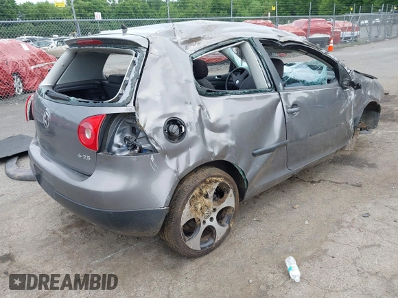 2007 Volkswagen Rabbit with VIN WVWBS71K57W159129, listed as a IAAI auction lot 42616963 with 186,732 mi miles and . Bid and sale history available at DreamBid. Image 4.