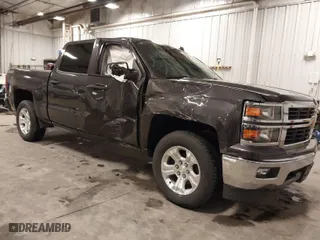 2014 Chevrolet Silverado 1500 LT with VIN 3GCUKREC4EG277921, listed as a IAAI auction lot 41412960 with NaN miles. Bid and sale history available at carsss.com. Image 1.