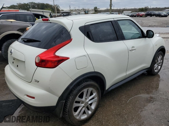 2011 Nissan Juke SV with VIN JN8AF5MRXBT016219, listed as a Copart auction lot 81460814 with 150,978 mi miles and Salvage Title. Bid and sale history available at carsss.com. Image 3.