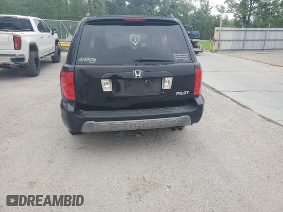 2005 Honda Pilot EX-L with VIN 5FNYF18565B038106, listed as a Copart auction lot 51266305 with 0 mi miles and Clean Title. Bid and sale history available at carsss.com. Image 6.