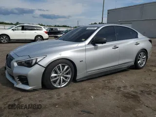 2017 Infiniti Q50 Signature Edition z VIN JN1EV7AR1HM831222, wystawiony jako Copart lot #56303285 z przebiegiem 107 585 mil mil oraz Szkoda całkowita • Salvage title. Historia ofert i sprzedaży dostępna na DreamBid. Obrazek 1.