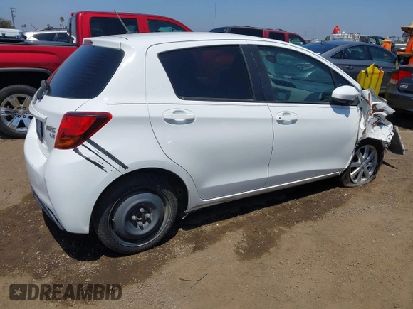 2015 Toyota Yaris L with VIN VNKKTUD36FA020789, listed as a IAAI auction lot 39904230 with 244,435 mi miles and . Bid and sale history available at DreamBid. Image 4.