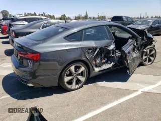 2020 Audi A5 Sportback Premium Plus with VIN WAUCNCF57LA012810, listed as a Copart auction lot 64711943 with 21,078 mi miles. Bid and sale history available at carsss.com. Image 3.