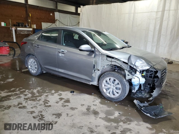 2021 Hyundai Accent SE with VIN 3KPC24A67ME136303, listed as a Copart auction lot 61190995 with 37,620 mi miles and Salvage title. Bid and sale history available at DreamBid. Image 4.