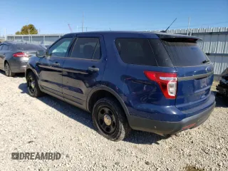 2015 Ford Utility Police Interceptor with VIN 1FM5K8AR7FGB20028, listed as a Copart auction lot 75304944 with 154,195 mi miles and Clean Title. Bid and sale history available at carsss.com. Image 2.