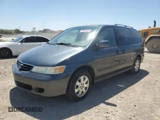 2004 Honda Odyssey EX z VIN 5FNRL18674B047739, wystawiony jako Copart lot #56050525 z przebiegiem 166 775 mil mil oraz Szkoda całkowita • Salvage title. Historia ofert i sprzedaży dostępna na DreamBid. Obrazek 1.