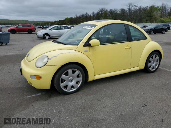2001 Volkswagen Beetle GLX z VIN 3VWDD21C91M439090, wystawiony jako Copart lot #57915605 z przebiegiem 102 314 mil mil oraz Nie do naprawy • Non repairable. Historia ofert i sprzedaży dostępna na DreamBid. Obrazek 1.