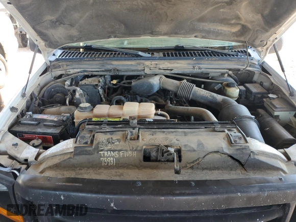 2001 Ford F-250 with VIN 3FTNX21L21MA60236, listed as a Copart auction lot 74987434 with 147,175 mi miles and Salvage title. Bid and sale history available at DreamBid. Image 11.
