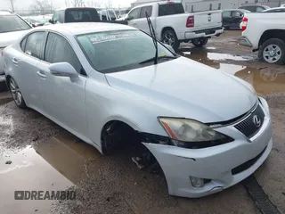 2009 Lexus IS with VIN JTHCK262295032037, listed as a IAAI auction lot 41883903 with 232,757 mi miles. Bid and sale history available at carsss.com. Image 1.