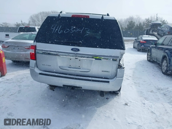 2017 Ford Expedition Max Limited с VIN 1FMJK2AT8HEA07419, выставлен на аукционе IAAI как лот 41603043 с пробегом 227 443 миль миль и . История ставок и продаж доступна на DreamBid. Изображение 16.