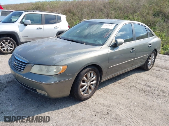 2007 Hyundai Azera SE with VIN KMHFC46F07A156589, listed as a IAAI auction lot 40896753 with 0 mi miles. Bid and sale history available at carsss.com. Image 16.