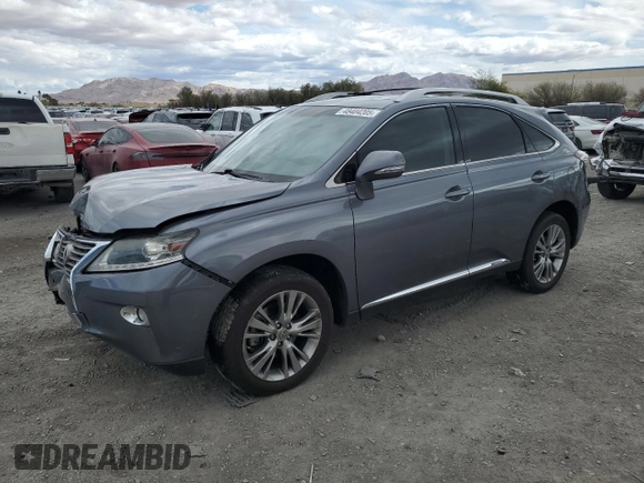 2013 Lexus RX 450h with VIN JTJBC1BA7D2440428, listed as a Copart auction lot 48404205 with 145,474 mi miles and Salvage Title. Bid and sale history available at DreamBid. Image 1.