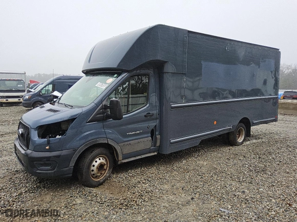 2021 Ford Transit Cutaway with VIN 1FDDF6P84MKA97126, listed as a Copart auction lot 88847855 with NaN miles and Clean Title. Bid and sale history available at carsss.com. Image 1.