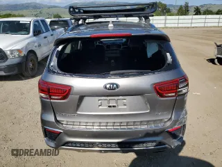 2019 Kia Sorento SX z VIN 5XYPK4A56KG528438, wystawiony jako Copart lot #55158685 z przebiegiem 86 288 mil mil oraz Szkoda całkowita • Salvage title. Historia ofert i sprzedaży dostępna na DreamBid. Obrazek 6.