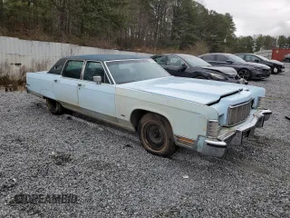 1976 Lincoln Continental с VIN 6Y82A822248, выставлен на аукционе Copart как лот 89287785 с пробегом 23 184 миль миль и Чистый • Clean title. История ставок и продаж доступна на DreamBid. Изображение 4.