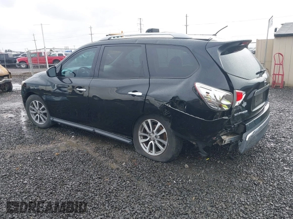 2015 Nissan Pathfinder SV with VIN 5N1AR2MN8FC706485, listed as a IAAI auction lot 40790335 with 123,342 mi miles. Bid and sale history available at carsss.com. Image 3.