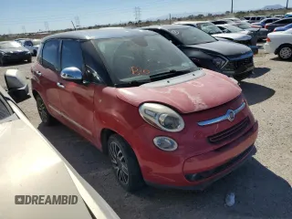 2015 FIAT 500L Lounge with VIN ZFBCFACH5FZ030864, listed as a Copart auction lot 76831154 with 119,647 mi miles and Salvage Title. Bid and sale history available at carsss.com. Image 4.