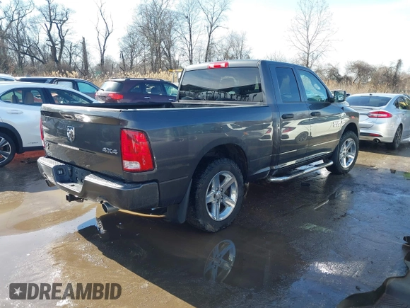2018 Ram 1500 Tradesman with VIN 1C6RR7FT2JS208952, listed as a IAAI auction lot 41571537 with 116,709 mi miles and . Bid and sale history available at DreamBid. Image 4.