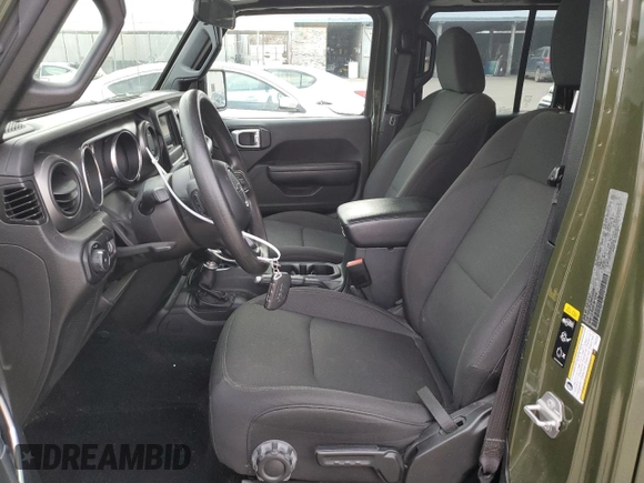 2023 Jeep Wrangler Sport S with VIN 1C4HJXDG4PW510259, listed as a Copart auction lot 45361515 with 26,162 mi miles and Salvage Title. Bid and sale history available at DreamBid. Image 7.
