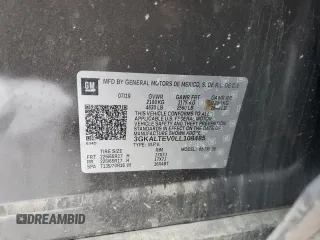 2020 GMC Terrain SLE with VIN 3GKALTEV0LL108485, listed as a Copart auction lot 87365434 with 48,819 mi miles and Non Repairable. Bid and sale history available at DreamBid. Image 13.