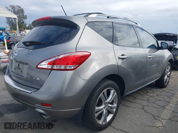 2011 Nissan Murano SL with VIN JN8AZ1MU3BW055849, listed as a IAAI auction lot 41767099 with 106,690 mi miles and . Bid and sale history available at DreamBid. Image 4.