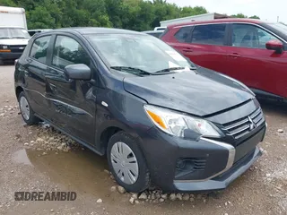 2024 Mitsubishi Mirage ES z VIN ML32AUHJ5RH018702, wystawiony jako IAAI lot #42346837 z przebiegiem 18 287 mil mil oraz . Historia ofert i sprzedaży dostępna na DreamBid. Obrazek 1.
