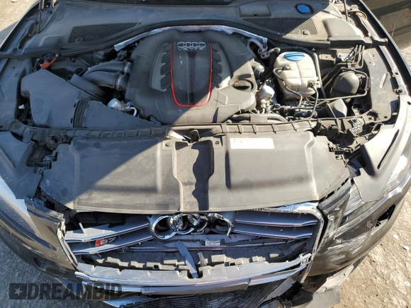 2014 Audi S7 Prestige with VIN WAUW2AFC5EN005147, listed as a Copart auction lot 69822734 with 111,484 mi miles and Salvage Title. Bid and sale history available at carsss.com. Image 12.