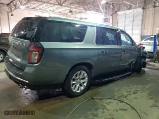 2023 Chevrolet Suburban Premier with VIN 1GNSCFKDXPR478152, listed as a Copart auction lot 50503015 with 0 mi miles and Non Repairable. Bid and sale history available at carsss.com. Image 3.