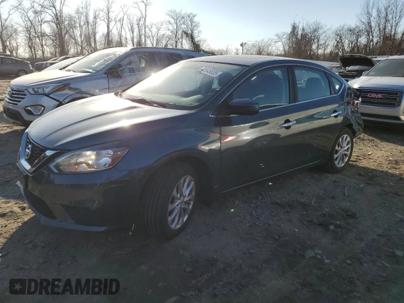 2017 Nissan Sentra S with VIN 3N1AB7AP6HY214952, listed as a Copart auction lot 46545835 with 86,144 mi miles and Salvage Title. Bid and sale history available at DreamBid. Image 1.