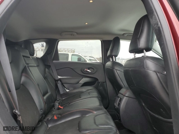 2019 Jeep Cherokee Trailhawk with VIN 1C4PJMBX6KD311666, listed as a Copart auction lot 45935065 with 60,014 mi miles and Salvage Title. Bid and sale history available at carsss.com. Image 12.